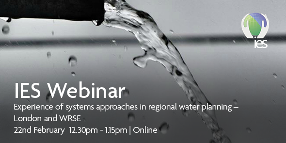 Ies Webinar Experience Of Systems Approaches In Regional Water