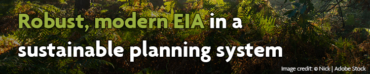Robust, modern EIA in a sustainable planning system